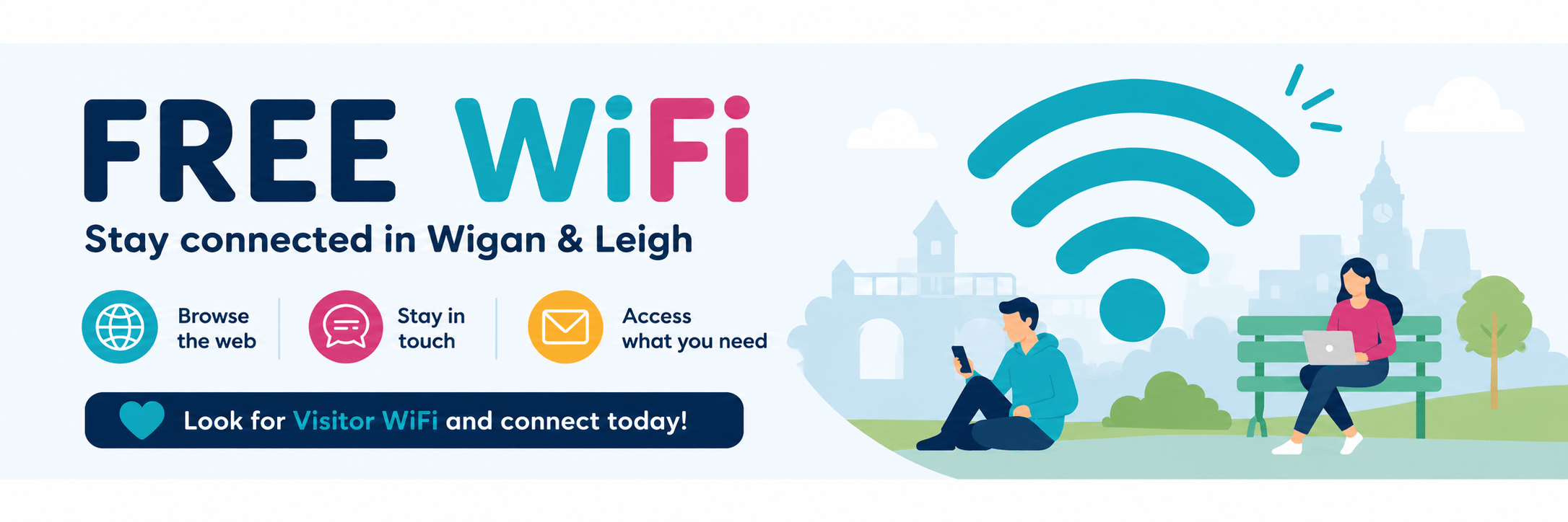 Free wifi here at Embrace
