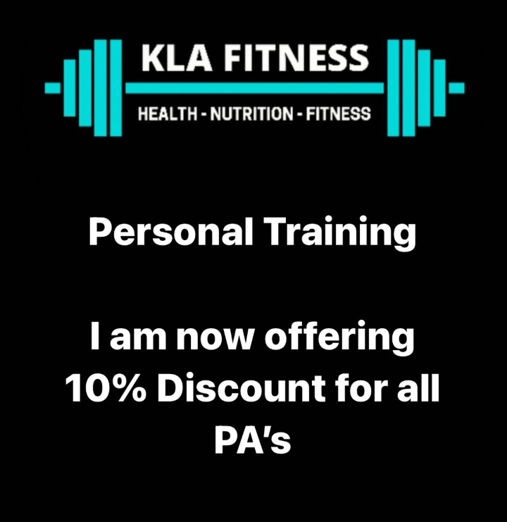 kla fitness 10 off for pa's