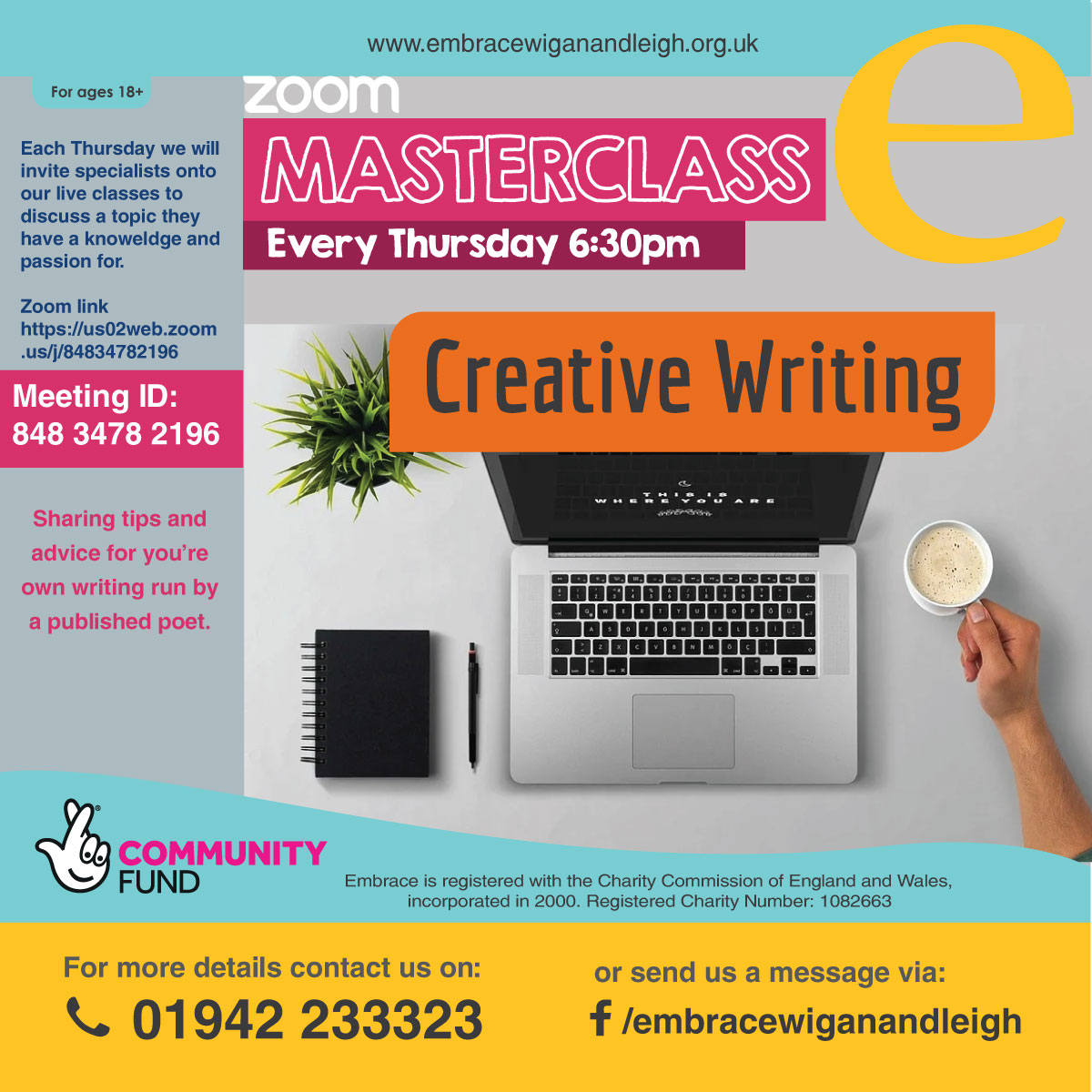 master class creative writing