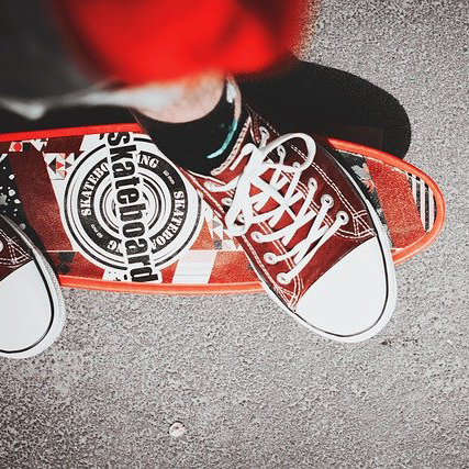 Person skating